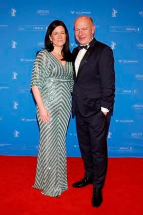 Katharina Guenther Wuensch and Kai Wegner at the opening of the 76th Berlinale International Film Festival with the No Good Men Film Premiere on 12 02 2026 at the Berlinale Palast Berlin