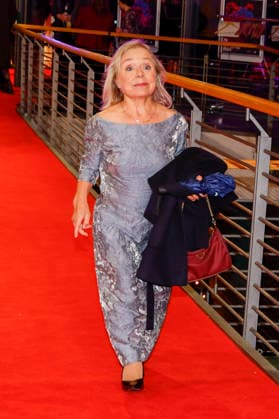 Christine Urspruch at the opening of the 75th Berlin International Film Festival in the Berlinale Palast at Potsdamer Platz