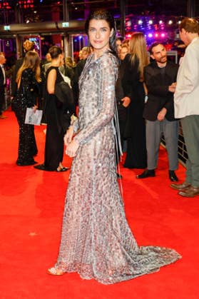 Marie Naseman at the opening of the 75th Berlin International Film Festival in the Berlinale Palast at Potsdamer Platz