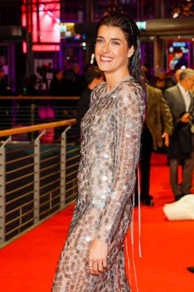 Marie Naseman at the opening of the 75th Berlin International Film Festival in the Berlinale Palast at Potsdamer Platz