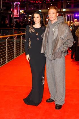 Ruby O Fee, Matthias Schweighöfer at the opening of the 75th Berlin International Film Festival in the Berlinale Palast at Potsdamer Platz