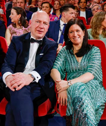 Kai Wegener, Katharina Günther Wünsch at the opening of the 75th Berlin International Film Festival in the Berlinale Palast at Potsdamer Platz