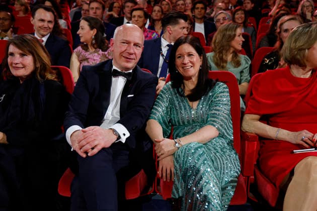 Kai Wegener, Katharina Günther Wünsch at the opening of the 75th Berlin International Film Festival in the Berlinale Palast at Potsdamer Platz