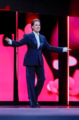 DesirÃ e Nosbusch at the opening of the 76th Berlinale International Film Festival with the No Good Men Film Premiere on 12 02 2026 at the Berlinale Palast Berlin