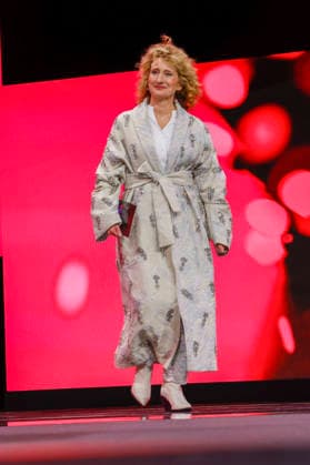 Tricia Tuttel Director of the Berlinale at the opening of the 75th Berlin International Film Festival in the Berlinale Palast at Potsdamer Platz