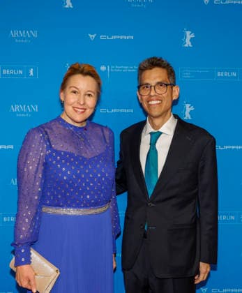 Franziska Giffey, S E Francisco Quiroga Ambassador of Mexico at the opening of the 76th Berlinale International Film Festival with the No Good Men Film Premiere on 12 02 2026 at the Berlinale Palast Berlin