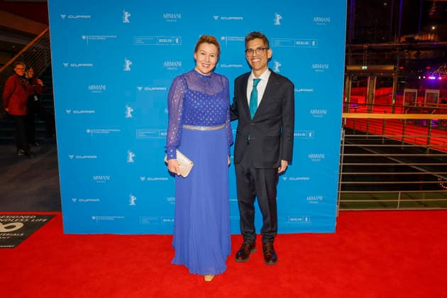 Franziska Giffey, S E Francisco Quiroga Ambassador of Mexico at the opening of the 76th Berlinale International Film Festival with the No Good Men Film Premiere on 12 02 2026 at the Berlinale Palast Berlin
