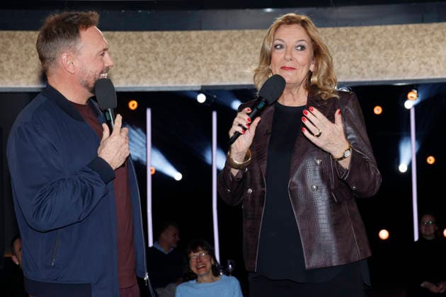 Hamburg, Germany 13 Feb 2026 NDR Talk Show 13 02 2026 In the picture Bettina Tietjen and Steven Gätjen Gaetjen NDR Studio Hamburg Copyright: xFotostandx xMeyerx