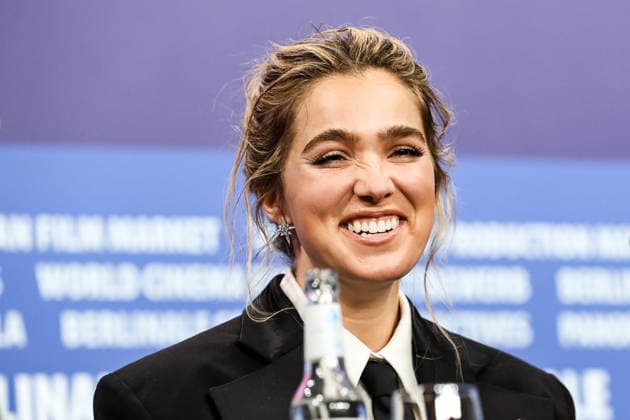Berlin Berlinale, 76 Berlin International Film Festival 2026 Press Conference GOOD LUCK, HAVE FUN, DON™T DIE Haley Lu Richardson Actress Actor Berlinale, 76 Berlin International Film Festival 2026, 13 02 2026 Press Photo Roger Buerke Copyright: xEibner-Pressefoto RogerxBuerkex EP_RBE