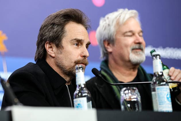 Berlin Berlinale, 76 Berlin International Film Festival 2026 Press Conference GOOD LUCK, HAVE FUN, DON™T DIE Gore Verbinski Director Director Sam Rockwell Actor Actor Berlinale, 76 Berlin International Film Festival 2026, 13 02 2026 Press Photo Roger Buerke Copyright: xEibner-Pressefoto RogerxBuerkex EP_RBE