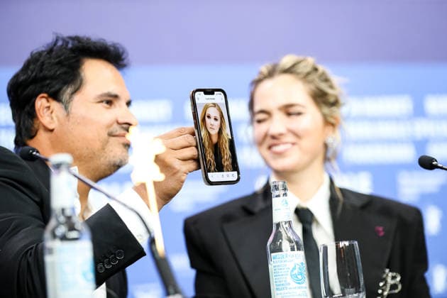 Berlin Berlinale, 76 Berlin International Film Festival 2026 Press Conference GOOD LUCK, HAVE FUN, DON™T DIE Haley Lu Richardson Actress Actor Michael Pena Actor Actor Berlinale, 76 Berlin International Film Festival 2026, 13 02 2026 Press Photo Roger Buerke Copyright: xEibner-Pressefoto RogerxBuerkex EP_RBE