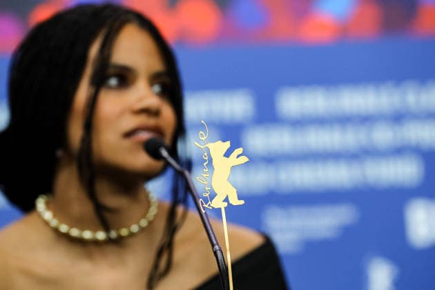 Berlin Berlinale, 76 Berlin International Film Festival 2026 Press Conference GOOD LUCK, HAVE FUN, DON™T DIE Zazie Beetz Actress Actor Berlinale, 76 Berlin International Film Festival 2026, 13 02 2026 Press Photo Roger Buerke Copyright: xEibner-Pressefoto RogerxBuerkex EP_RBE