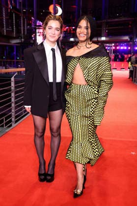 Haley Lu Richardson and Zazie Beetz at the photocall for the feature film Good Luck, Have Fun, Don t Die at the Berlinale 2026 76 Berlin International Film Festival on the Red Carpet of the Berlinale Palast Berlin, 13 02 2026 Foto:xD.xBedrosianx xFuturexImagex luck_6221