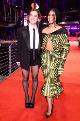 Haley Lu Richardson and Zazie Beetz at the photocall for the feature film Good Luck, Have Fun, Don t Die at the Berlinale 2026 76 Berlin International Film Festival on the Red Carpet of the Berlinale Palast Berlin, 13 02 2026 Foto:xD.xBedrosianx xFuturexImagex luck_6222
