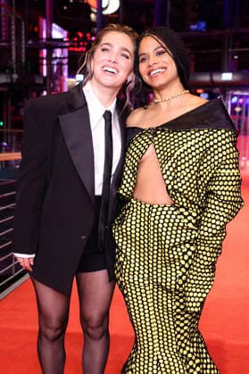 Haley Lu Richardson and Zazie Beetz at the photocall for the feature film Good Luck, Have Fun, Don t Die at the Berlinale 2026 76 Berlin International Film Festival on the Red Carpet of the Berlinale Palast Berlin, 13 02 2026 Foto:xD.xBedrosianx xFuturexImagex luck_6224