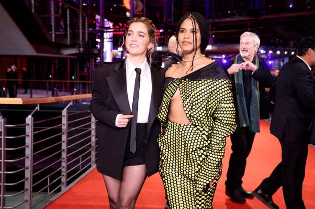 Haley Lu Richardson and Zazie Beetz at the photocall for the feature film Good Luck, Have Fun, Don t Die at the Berlinale 2026 76 Berlin International Film Festival on the Red Carpet of the Berlinale Palast Berlin, 13 02 2026 Foto:xD.xBedrosianx xFuturexImagex luck_6225