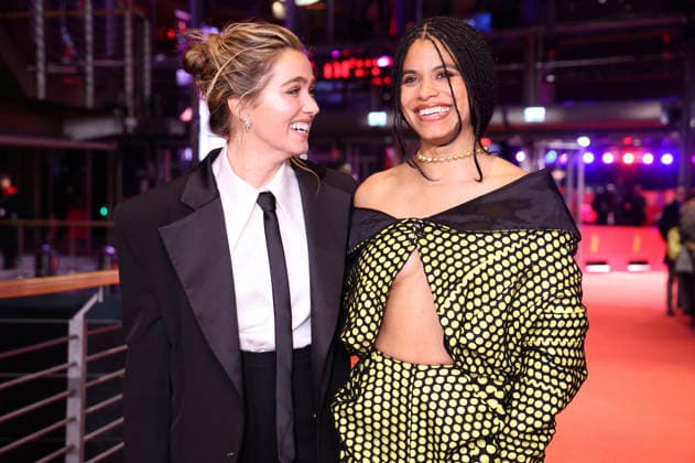 Haley Lu Richardson and Zazie Beetz at the photocall for the feature film Good Luck, Have Fun, Don t Die at the Berlinale 2026 76 Berlin International Film Festival on the Red Carpet of the Berlinale Palast Berlin, 13 02 2026 Foto:xD.xBedrosianx xFuturexImagex luck_6227