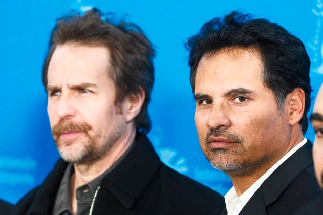 Sam Rockwell and Michael Pena at the photocall for the feature film Good Luck, Have Fun, Don t Die at the Berlinale 2026 76 Berlin International Film Festival at the Hotel Grand Hyatt Berlin, 13 02 2026 Foto:xJ.xEdwardsx xFuturexImagex luck_6236