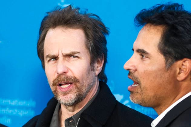 Sam Rockwell and Michael Pena at the photocall for the feature film Good Luck, Have Fun, Don t Die at the Berlinale 2026 76 Berlin International Film Festival at the Hotel Grand Hyatt Berlin, 13 02 2026 Foto:xJ.xEdwardsx xFuturexImagex luck_6237