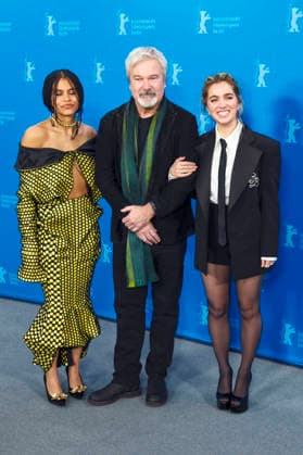 Zazie Beetz, Gore Verbinski and Haley Lu Richardson at the photocall for the feature film Good Luck, Have Fun, Don t Die at the Berlinale 2026 76 Berlin International Film Festival at the Hotel Grand Hyatt Berlin, 13 02 2026 Foto:xJ.xEdwardsx xFuturexImagex luck_6250