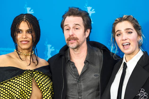 Zazie Beetz, Sam Rockwell and Haley Lu Richardson at the photocall for the feature film Good Luck, Have Fun, Don t Die at the Berlinale 2026 76 Berlin International Film Festival at the Hotel Grand Hyatt Berlin, 13 02 2026 Foto:xJ.xEdwardsx xFuturexImagex luck_6255