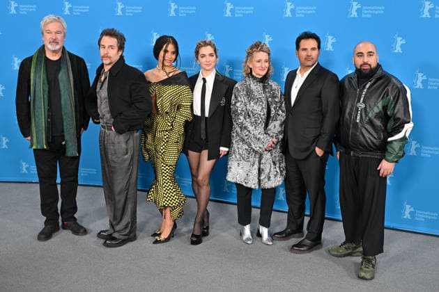 76th Berlin Film Festival Photocall Good Luck Have Fun Dont Die Gore Verbinski, Sam Rockwell, Zazie Beetz, Haley Lu Richardson, Tricia Tuttle, Michael Pena, Asim Chaudhry attending the photocall of the movie Good Luck, Have Fun, Don t Die during 76th Berlin International Film Festival in Berlin, Germany on 13 February 2026. Photo by Julien Reynaud APS-Medias ABACAPRESS.COM Berlin  Copyright: xReynaudxJulien APS-Medias ABACAx
