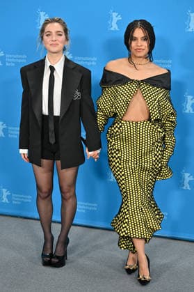 76th Berlin Film Festival Photocall Good Luck Have Fun Dont Die Haley Lu Richardson, Zazie Beetz attending the photocall of the movie Good Luck, Have Fun, Don t Die during 76th Berlin International Film Festival in Berlin, Germany on 13 February 2026. Photo by Julien Reynaud APS-Medias ABACAPRESS.COM Berlin  Copyright: xReynaudxJulien APS-Medias ABACAx