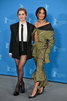 76th Berlin Film Festival Photocall Good Luck Have Fun Dont Die Haley Lu Richardson, Zazie Beetz attending the photocall of the movie Good Luck, Have Fun, Don t Die during 76th Berlin International Film Festival in Berlin, Germany on 13 February 2026. Photo by Julien Reynaud APS-Medias ABACAPRESS.COM Berlin  Copyright: xReynaudxJulien APS-Medias ABACAx