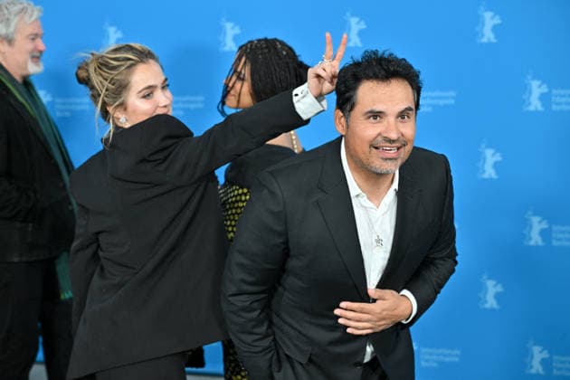 76th Berlin Film Festival Photocall Good Luck Have Fun Dont Die Haley Lu Richardson, Michael Pena attending the photocall of the movie Good Luck, Have Fun, Don t Die during 76th Berlin International Film Festival in Berlin, Germany on 13 February 2026. Photo by Julien Reynaud APS-Medias ABACAPRESS.COM Berlin  Copyright: xReynaudxJulien APS-Medias ABACAx