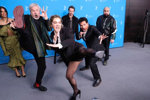 Zazie Beetz, Gore Verbinski, Haley Lu Richardson, Sam Rockwell, Michael Pena and Asim Chaudhry at the photocall for the feature film Good Luck, Have Fun, Don t Die at the Berlinale 2026 76 Berlin International Film Festival at the Hotel Grand Hyatt Berlin, 13 02 2026 Foto:xD.xBedrosianx xFuturexImagex luck_6262
