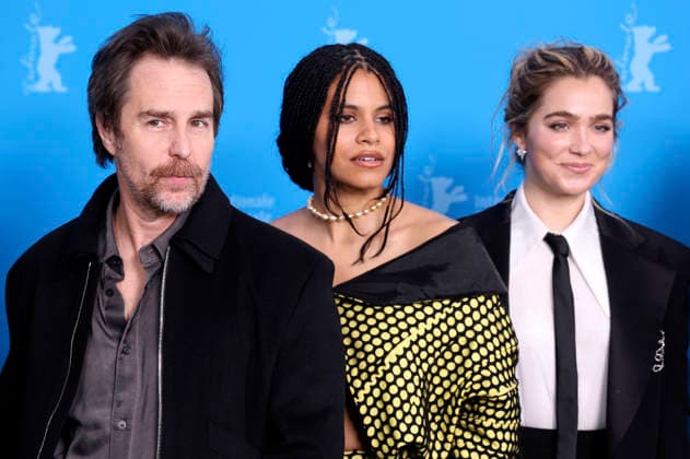 Sam Rockwell, Zazie Beetz and Haley Lu Richardson at the photocall for the feature film Good Luck, Have Fun, Don t Die at the Berlinale 2026 76 Berlin International Film Festival at the Hotel Grand Hyatt Berlin, 13 02 2026 Foto:xD.xBedrosianx xFuturexImagex luck_6288