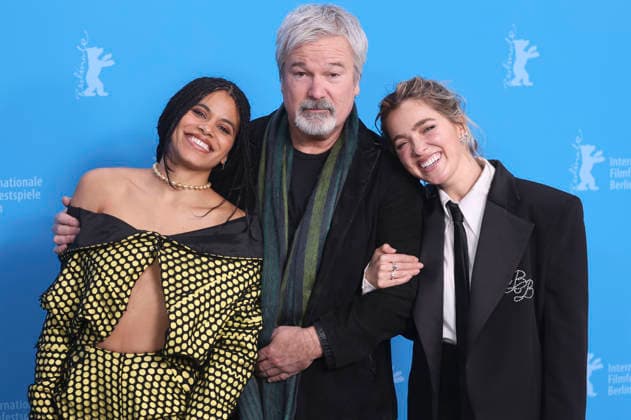 Zazie Beetz, Gore Verbinski and Haley Lu Richardson at the photocall for the feature film Good Luck, Have Fun, Don t Die at the Berlinale 2026 76 Berlin International Film Festival at the Hotel Grand Hyatt Berlin, 13 02 2026 Foto:xD.xBedrosianx xFuturexImagex luck_6292