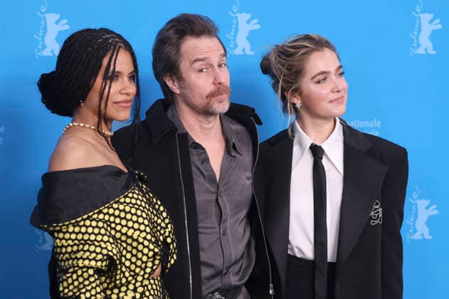 Zazie Beetz, Sam Rockwell and Haley Lu Richardson at the photocall for the feature film Good Luck, Have Fun, Don t Die at the Berlinale 2026 76 Berlin International Film Festival at the Hotel Grand Hyatt Berlin, 13 02 2026 Foto:xD.xBedrosianx xFuturexImagex luck_6297