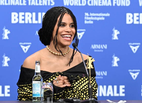 76th Berlinale International Film Festival Good Luck, Have Fun, Don t Die press conference at Grand Hyatt Hotel Featuring: Zazie Beetz Where: Berlin, Germany When: 13 Feb 2026 Credit: Cover Images EDITORIAL USE ONLY. NOT FOR USE BY NEWSPAPERS BASED IN THE UK. Copyright: xx coverimg55465847