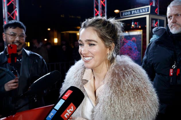 Haley Lu Richardson at the premiere of the feature film Good Luck, Have Fun, Don t Die at the Berlinale 2026 76 Berlin International Film Festival at the Zoo Palast Berlin, 13 02 2026 Foto:xC.xTamckex xFuturexImagex luck_6320