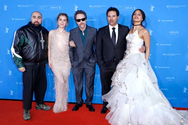Asim Chaudhry, Haley Lu Richardson, Sam Rockwell, Michael Pena and Zazie Beetz at the premiere of the feature film Good Luck, Have Fun, Don t Die at the Berlinale 2026 76 Berlin International Film Festival at Zoo Palast Berlin, 13 02 2026 Foto:xC.xTamckex xFuturexImagex luck_6340