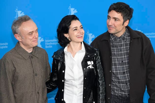 Tansu Bicer, Özgü Namal and Illker Catak at the photocall for the feature film Yellow Letters Yellow Letters at the Berlinale 2026 76 Berlin International Film Festival at the Hotel Grand Hyatt Berlin, 13 02 2026 Foto:xC.xNiehausx xFuturexImagex briefe_6205