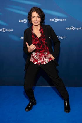 Ulrike Folkerts at the ARD Blue Hour as part of the 76 Berlinale on 13 02 2026 in Berlin ARD Blue Hour in Berlin