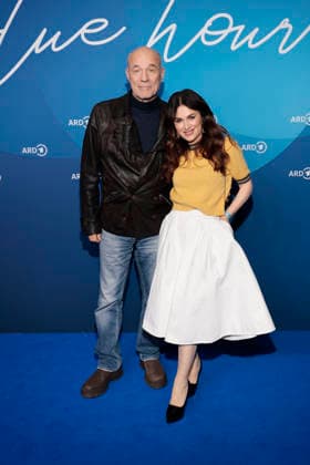 Heiner Lauterbach and Viktoria Lauterach at the ARD Blue Hour as part of the 76 Berlinale on 13 02 2026 in Berlin ARD Blue Hour in Berlin