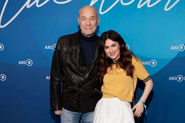 Heiner Lauterbach and Viktoria Lauterach at the ARD Blue Hour as part of the 76 Berlinale on 13 02 2026 in Berlin ARD Blue Hour in Berlin