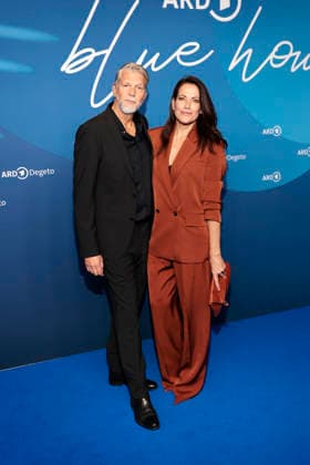 Kai Wiesinger and Bettina Zimmermann at the ARD Blue Hour as part of the 76 Berlinale on 13 02 2026 in Berlin ARD Blue Hour in Berlin