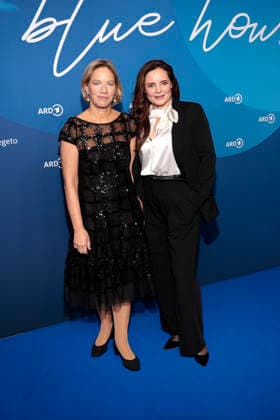 Christine Strobl ARD Program Director and Elisabeth Lanz at the ARD Blue Hour as part of the 76 Berlinale on 13 02 2026 in Berlin ARD Blue Hour in Berlin