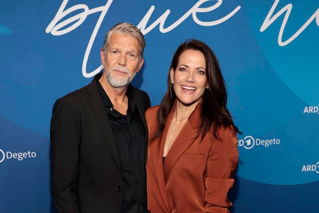 Kai Wiesinger and Bettina Zimmermann at the ARD Blue Hour as part of the 76 Berlinale on 13 02 2026 in Berlin ARD Blue Hour in Berlin