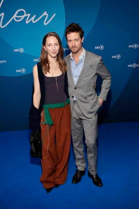 Katharina Schuettler and Tom Schilling at the ARD Blue Hour as part of the 76 Berlinale on 13 02 2026 in Berlin ARD Blue Hour in Berlin