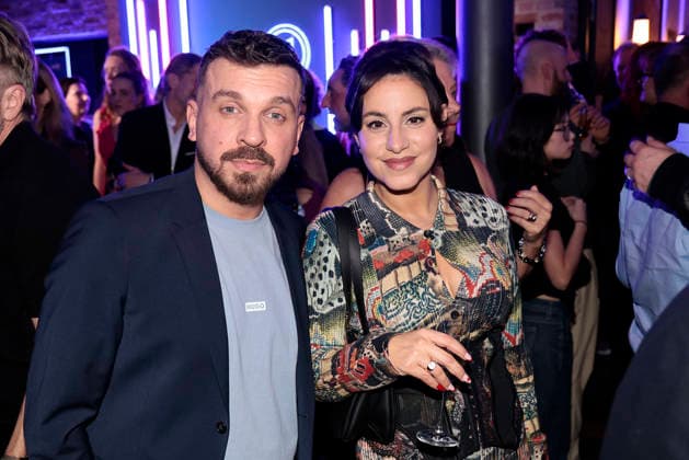 Edin Hasanovic and Almila Bagricik at the ARD Blue Hour as part of the 76 Berlinale on 13 02 2026 in Berlin ARD Blue Hour in Berlin