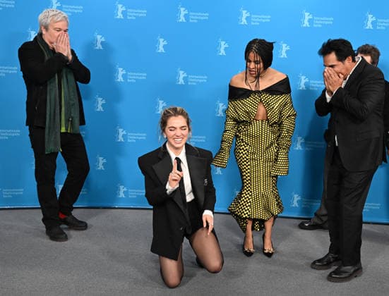 Photocall for the film Good Luck, Have Fun, Don t Die at the 76th Berlin International Film Festival (Berlinale 2026) at the Grand Hyatt Hotel Featuring: Gore Verbinski, Michael Pena, Sam Rockwell, Zazie Beetz and Haley Lu Richardson Where: Berlin, Germany When: 13 Feb 2026 Credit: Cover Images EDITORIAL USE ONLY. NOT FOR USE BY NEWSPAPERS BASED IN THE UK. Copyright: xx coverimg55466149