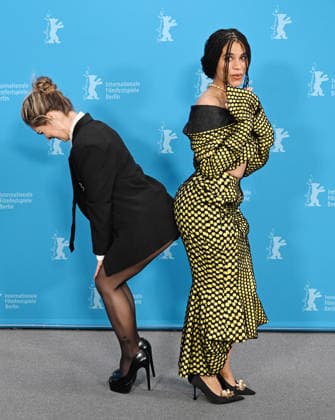 Photocall for the film Good Luck, Have Fun, Don t Die at the 76th Berlin International Film Festival (Berlinale 2026) at the Grand Hyatt Hotel Featuring: Zazie Beetz and Haley Lu Richardson Where: Berlin, Germany When: 13 Feb 2026 Credit: Cover Images EDITORIAL USE ONLY. NOT FOR USE BY NEWSPAPERS BASED IN THE UK. Copyright: xx coverimg55466162