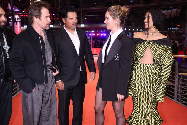 February 13, 2026, Berlin, Germany: Sam Rockwell, Michael Pena, Haley Lu Richardson and Zazie Beetz attend the premiere of Good Luck, Have Fun, Don t Die during the 76th Berlinale International Film Festival at Berlinalepalast in Berlin, Germany, on 13 February 2026. Photo: Berlin Germany - ZUMAm179 20260213_zep_m179_036 Copyright: xAlecxMichaelx