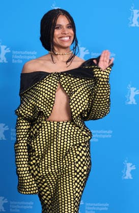February 13, 2026, Berlin, Germany: Zazie Beetz poses at the photo-call of Good Luck, Have Fun, Don t Die during the 76th Berlinale International Film Festival at Hotel Hyatt in Berlin, Germany, on 13 February 2026. Photo: Berlin Germany - ZUMAm179 20260213_zep_m179_042 Copyright: xAlecxMichaelx