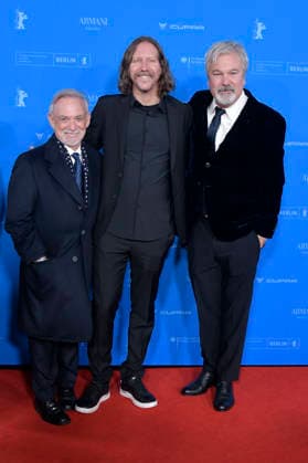 Erwin Stoff, Matthew Robinson and Gore Verbinski at the premiere of the feature film Good Luck, Have Fun, Don t Die at the Berlinale 2026 76 Berlin International Film Festival at the Zoo Palast Berlin, 13 02 2026 Foto:xM.xBehrensx xFuturexImagex luck_6362